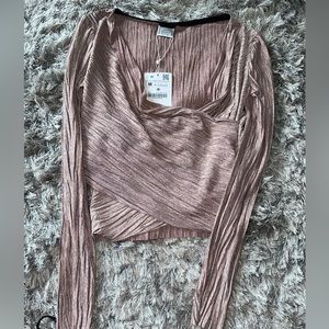 Zara long sleeve top size m